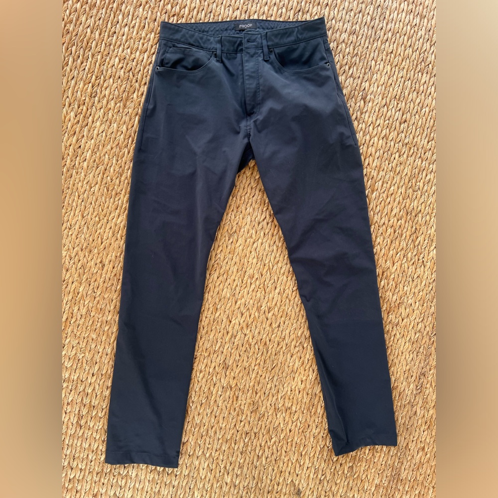 Proof Huckberry slim fit 5 pocket pants, navy